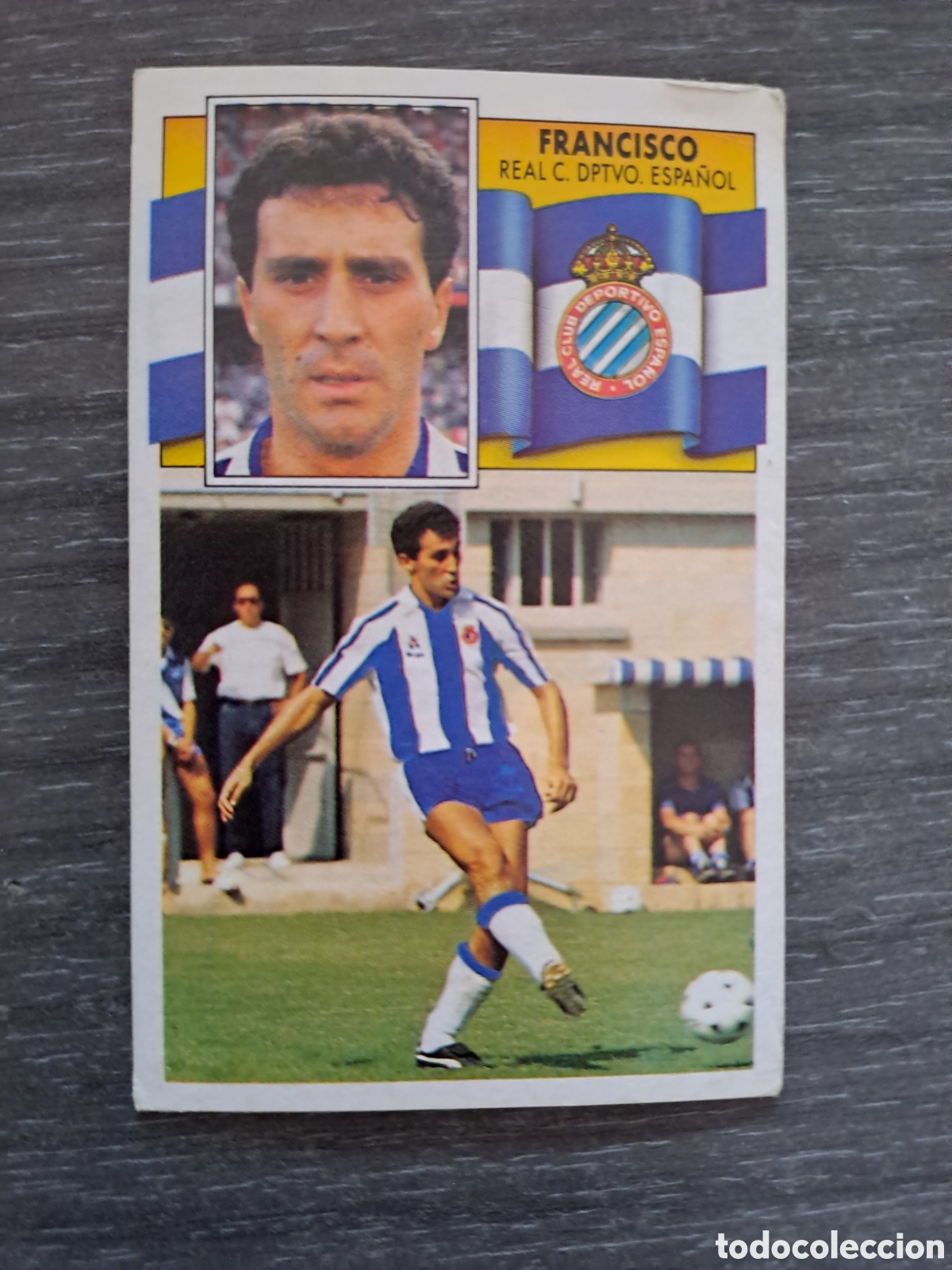 Cromos de f&uacute;tbol: ⚽ FRANCISCO &mdash; RCD ESPANYOL &mdash; LIGA 90-91 &mdash; EDICIONES ESTE