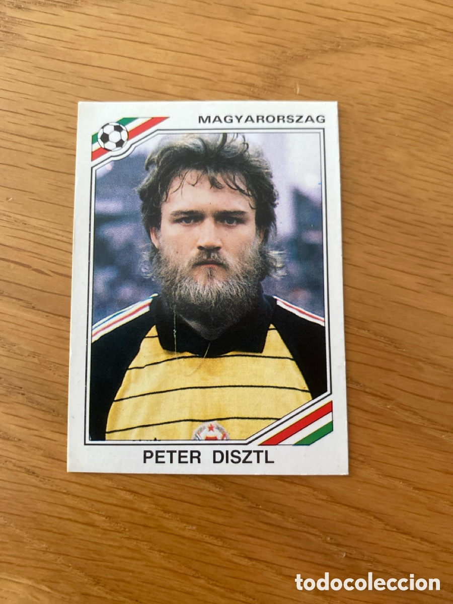 Cromos de f&uacute;tbol: Cromo panini mundial Mexico 86 n&uacute;mero 202 Disztl - Sticker album world cup 1986