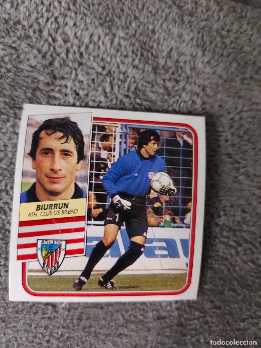 Cromos de f&uacute;tbol: EDICIONES ESTE 89 90 BIURRUN ATHLETIC CLUB BILBAO 1989 1990 DESPEGADO RECUPERADO ALBUM AAQ