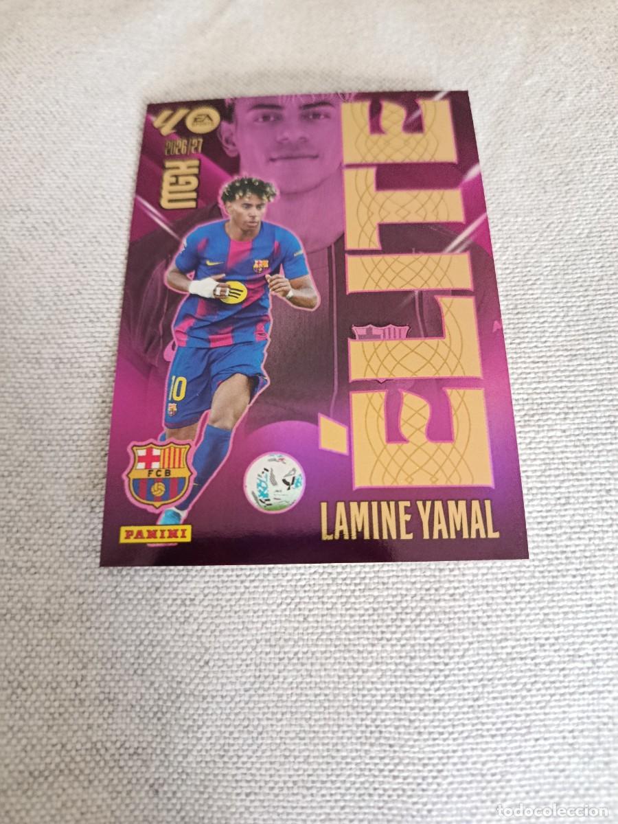 Cromos de f&uacute;tbol: Megacracks 26/27. 9- Lamine Yamal. Barcelona. Elite.