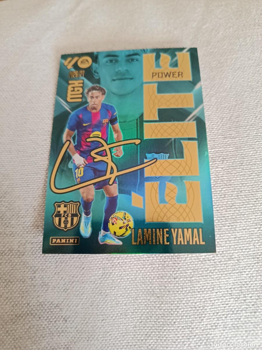 Cromos de f&uacute;tbol: Megacracks 26/27. 9P- Lamine Yamal. Barcelona. Elite power.