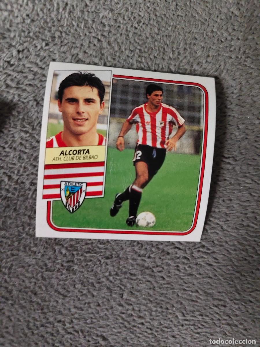 Cromos de f&uacute;tbol: EDICIONES ESTE 89 90 ALCORTA ATHLETIC CLUB BILBAO 1989 1990 DESPEGADO RECUPERADO ALBUM AAQ
