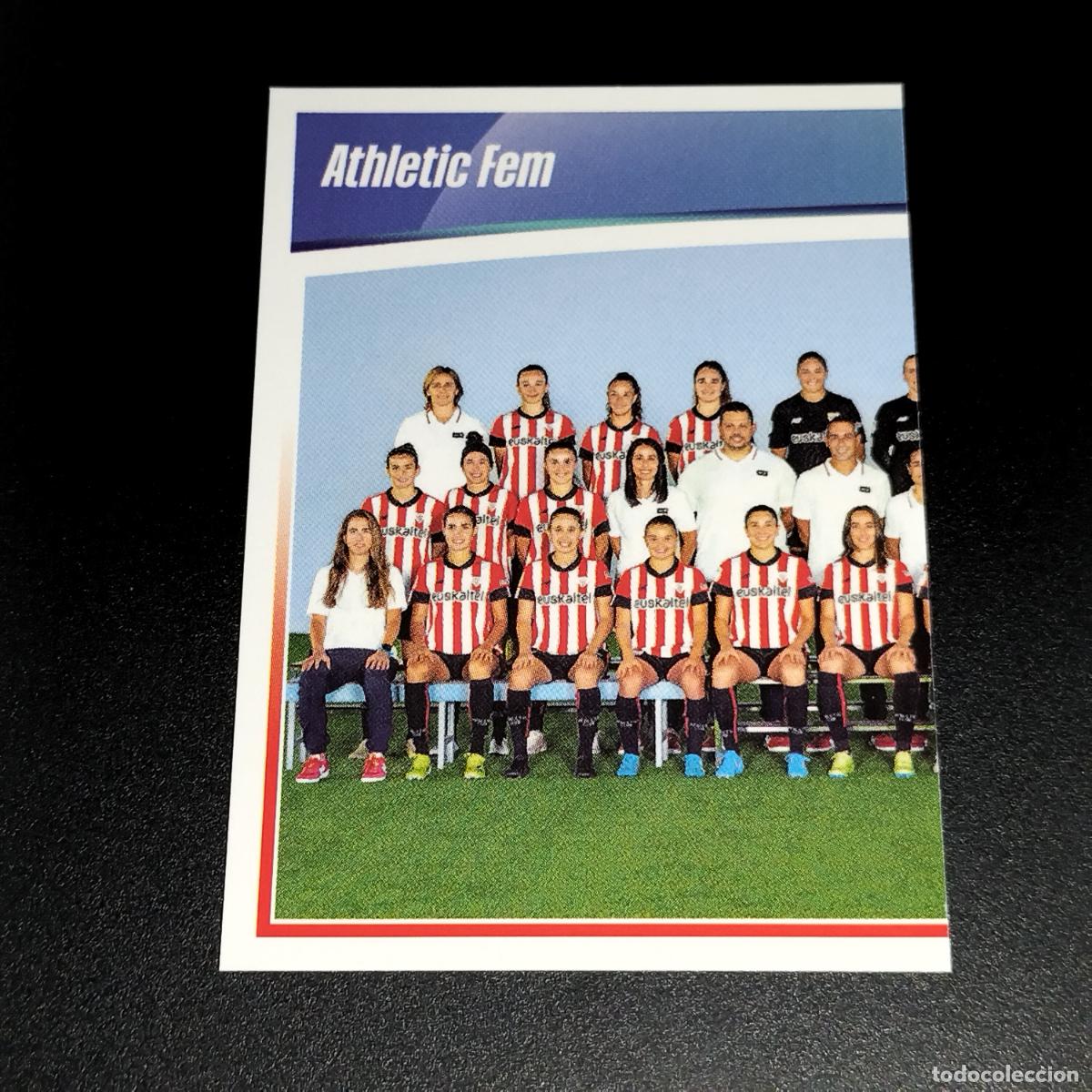 Cromos de f&uacute;tbol: N&ordm; 9 EQUIPO PLANTILLA ATHLETIC BILBAO CROMOS FINETWORK LIGA F FEMENINA PANINI 2022 2023 22 23