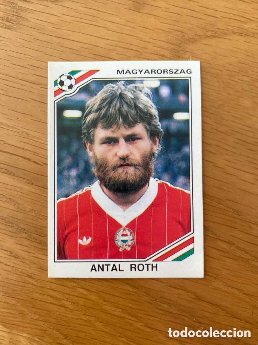 Cromos de f&uacute;tbol: Cromo panini mundial Mexico 86 n&uacute;mero 204 Roth - Sticker album world cup 1986
