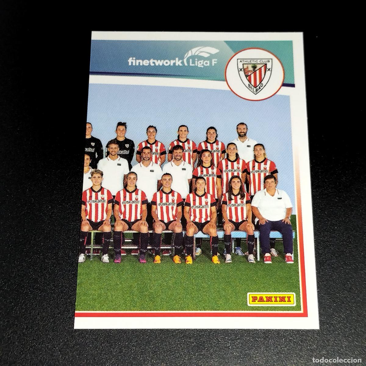 Cromos de Futebol: N&ordm; 10 EQUIPO PLANTILLA ATHLETIC BILBAO CROMOS FINETWORK LIGA F FEMENINA PANINI 2022 2023 22 23