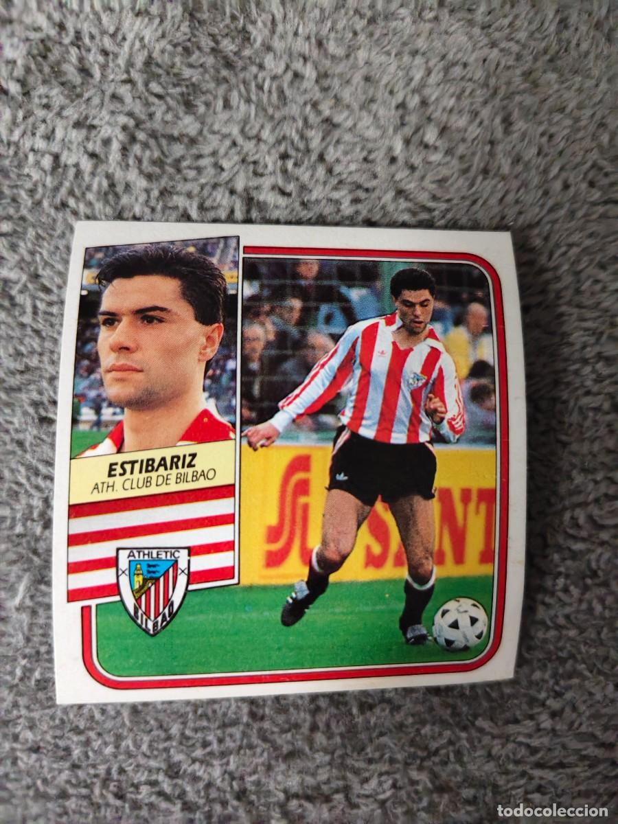 Cromos de f&uacute;tbol: EDICIONES ESTE 89 90 ESTIBARIZ ATHLETIC CLUB BILBAO 1989 1990 DESPEGADO RECUPERADO ALBUM AAQ