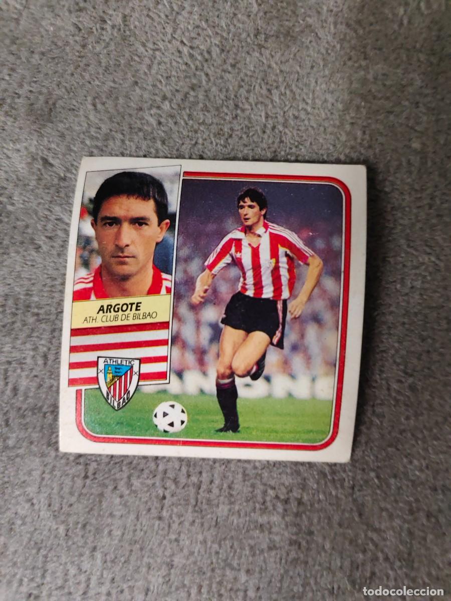 Cromos de f&uacute;tbol: EDICIONES ESTE 89 90 ARGOTE ATHLETIC CLUB BILBAO 1989 1990 DESPEGADO RECUPERADO ALBUM AAQ