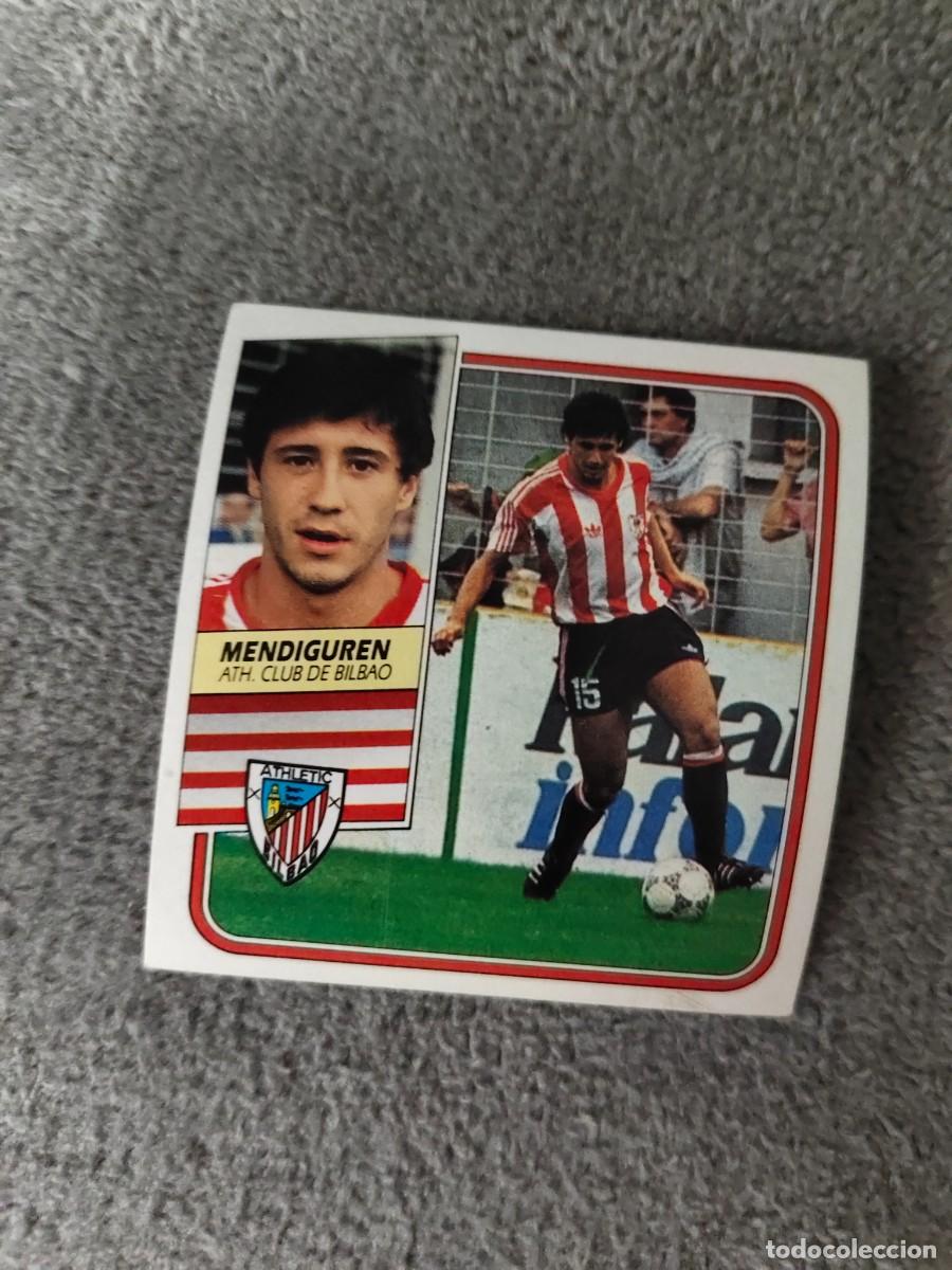 Cromos de f&uacute;tbol: EDICIONES ESTE 89 90 MENDIGUREN ATHLETIC CLUB BILBAO 1989 1990 DESPEGADO RECUPERADO ALBUM AAQ