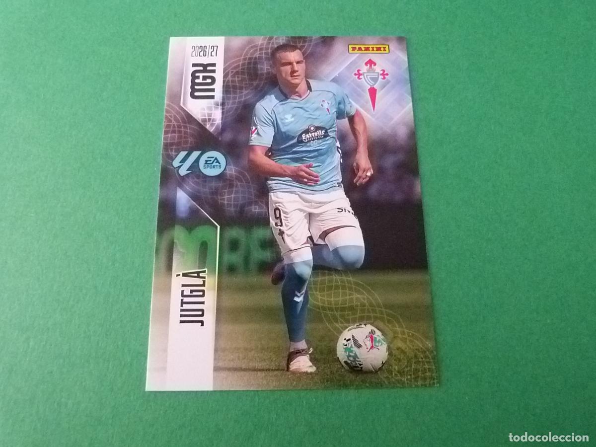 Cromos de f&uacute;tbol: TRADING CARD FUTBOL JUTGL&Aacute; CELTA DE VIGO N&ordm; 126 LIGA MEGACRACKS 2026-2027/26-27 PANINI