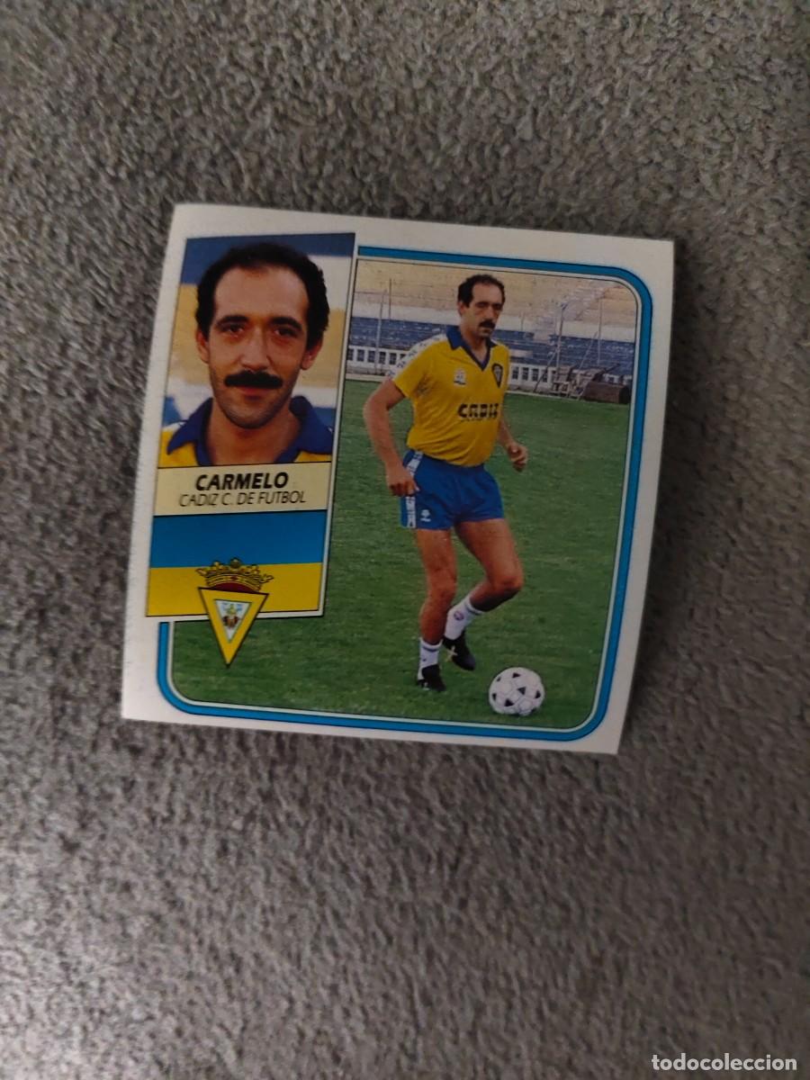 Cromos de f&uacute;tbol: EDICIONES ESTE 89 90 CARMELO CADIZ C.F. 1989 1990 DESPEGADO RECUPERADO ALBUM AAQ