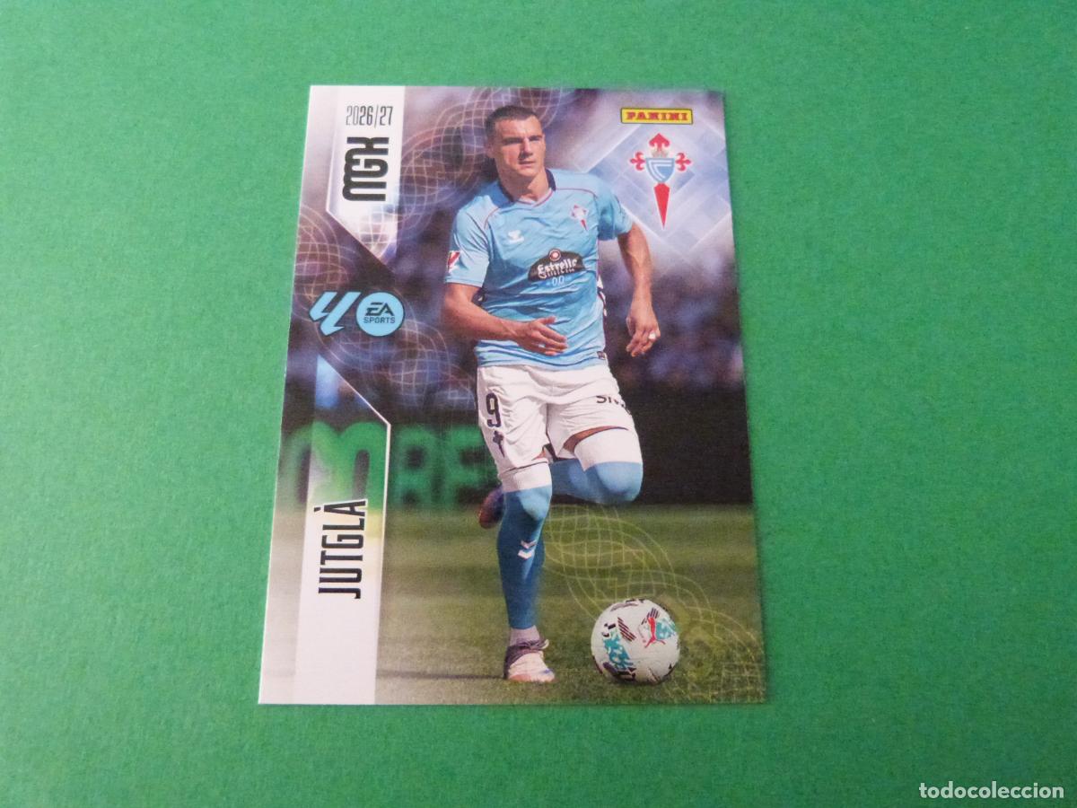 Cromos de f&uacute;tbol: TRADING CARD FUTBOL JUTGL&Aacute; CELTA DE VIGO N&ordm; 126 LIGA MEGACRACKS 2026-2027/26-27 PANINI
