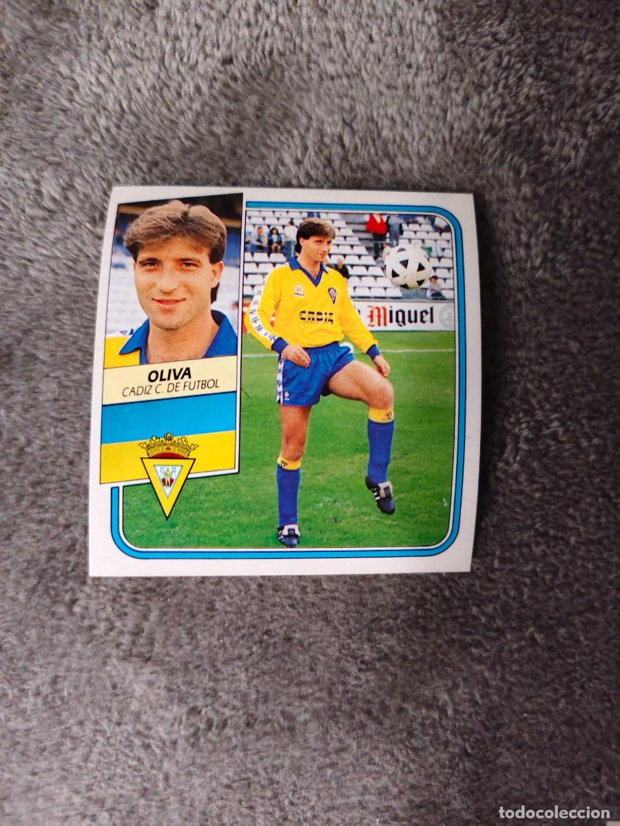 Cromos de f&uacute;tbol: EDICIONES ESTE 89 90 OLIVA CADIZ C.F. 1989 1990 DESPEGADO RECUPERADO ALBUM AAQ