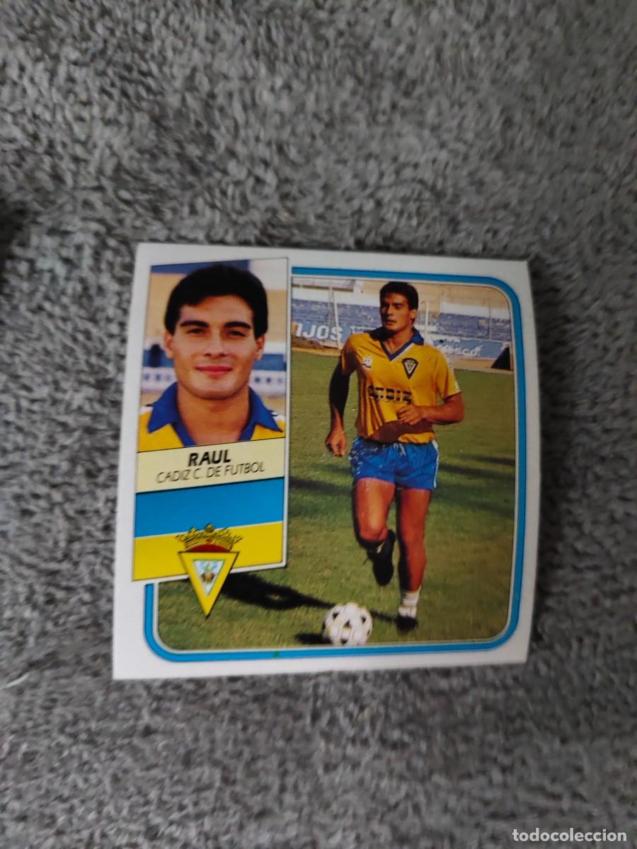 Cromos de f&uacute;tbol: EDICIONES ESTE 89 90 RAUL CADIZ C.F. 1989 1990 DESPEGADO RECUPERADO ALBUM AAQ