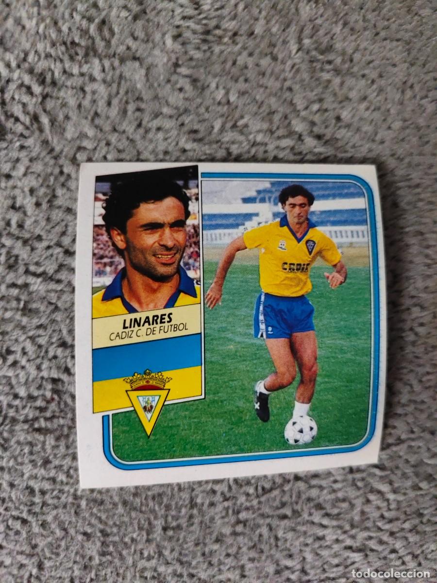 Cromos de f&uacute;tbol: EDICIONES ESTE 89 90 LINARES CADIZ C.F. 1989 1990 DESPEGADO RECUPERADO ALBUM AAQ