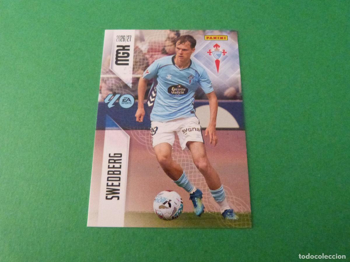 Cromos de f&uacute;tbol: TRADING CARD FUTBOL SWEDBERG CELTA DE VIGO N&ordm; 122 LIGA MEGACRACKS 2026-2027/26-27 PANINI
