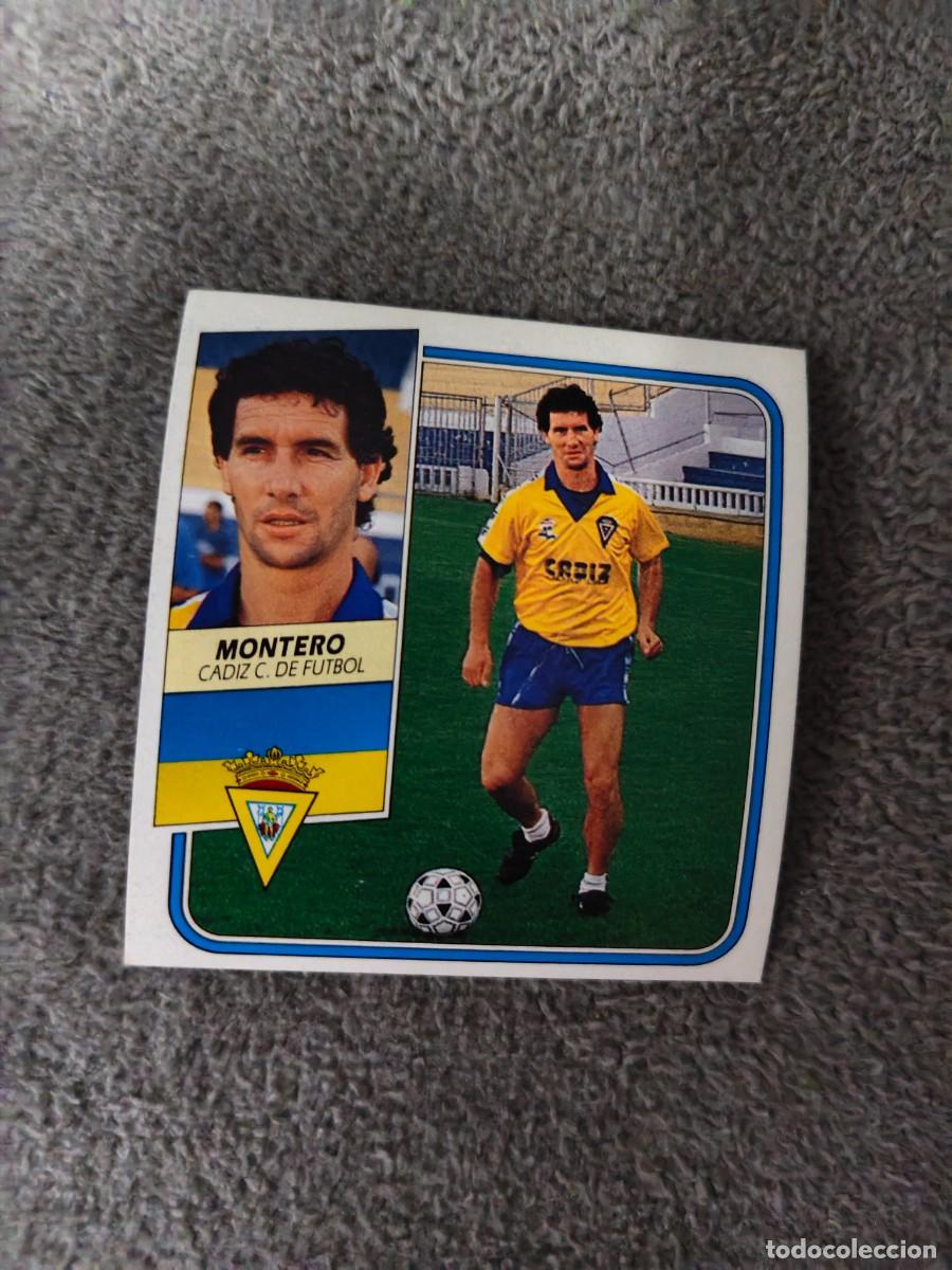 Cromos de f&uacute;tbol: EDICIONES ESTE 89 90 MONTERO CADIZ C.F. 1989 1990 DESPEGADO RECUPERADO ALBUM AAQ