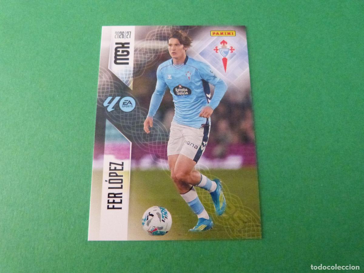 Cromos de f&uacute;tbol: TRADING CARD FUTBOL FER LOPEZ CELTA DE VIGO N&ordm; 121 LIGA MEGACRACKS 2026-2027/26-27 PANINI