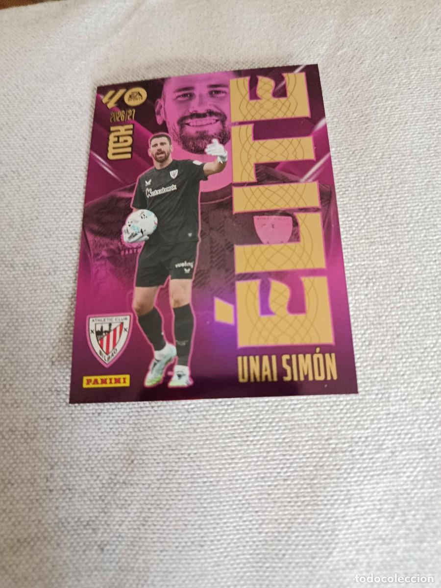 Cromos de f&uacute;tbol: Megacracks 26/27. 17- Unai Sim&oacute;n. Athletic de Bilbao. Elite.