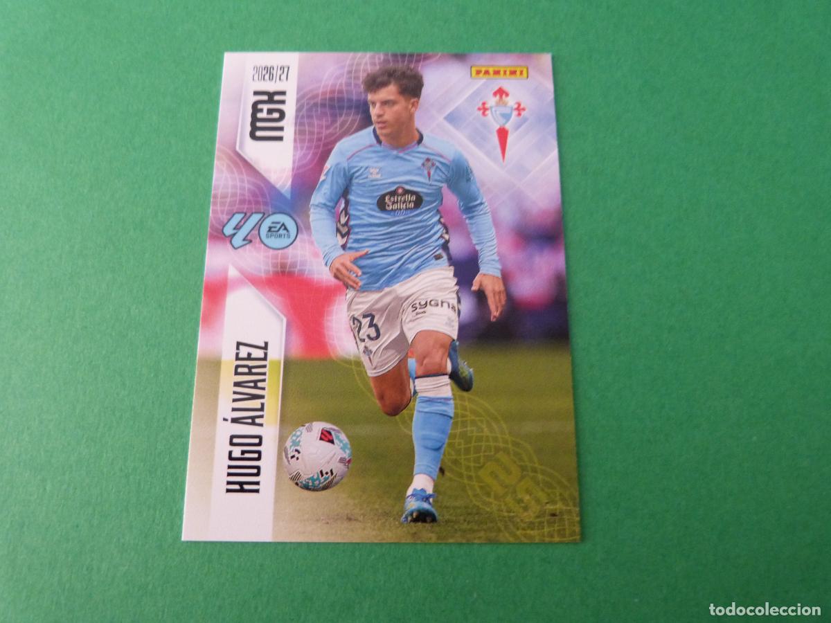 Cromos de f&uacute;tbol: TRADING CARD FUTBOL HUGO &Aacute;LVAREZ CELTA DE VIGO N&ordm; 120 LIGA MEGACRACKS 2026-2027/26-27 PANINI