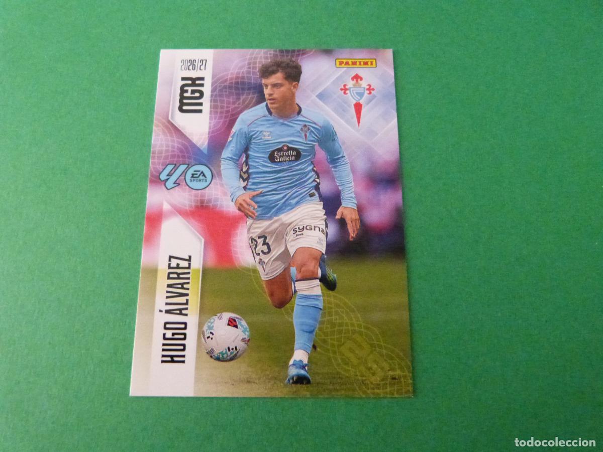 Cromos de f&uacute;tbol: TRADING CARD FUTBOL HUGO &Aacute;LVAREZ CELTA DE VIGO N&ordm; 120 LIGA MEGACRACKS 2026-2027/26-27 PANINI