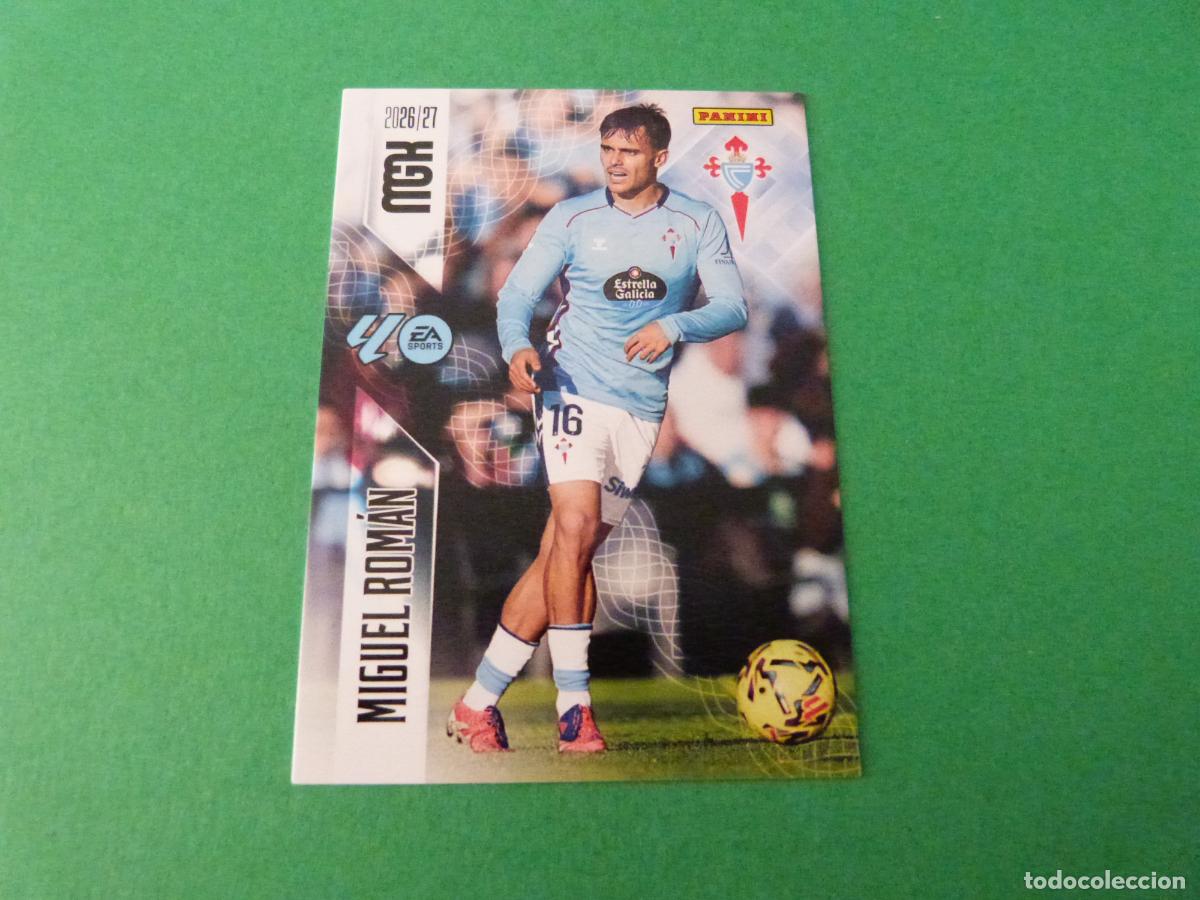 Cromos de f&uacute;tbol: TRADING CARD FUTBOL MIGUEL ROM&Aacute;N CELTA DE VIGO N&ordm; 119 LIGA MEGACRACKS 2026-2027/26-27 PANINI