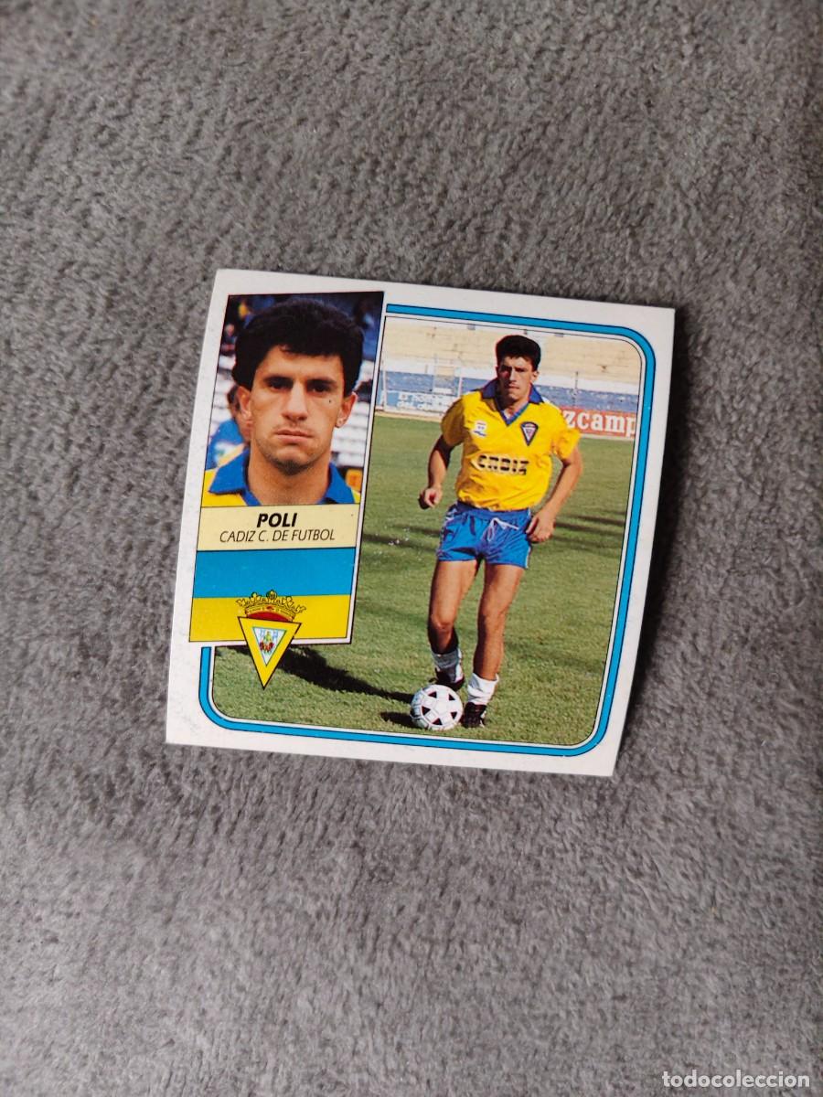 Cromos de f&uacute;tbol: EDICIONES ESTE 89 90 POLI CADIZ C.F. 1989 1990 DESPEGADO RECUPERADO ALBUM AAQ