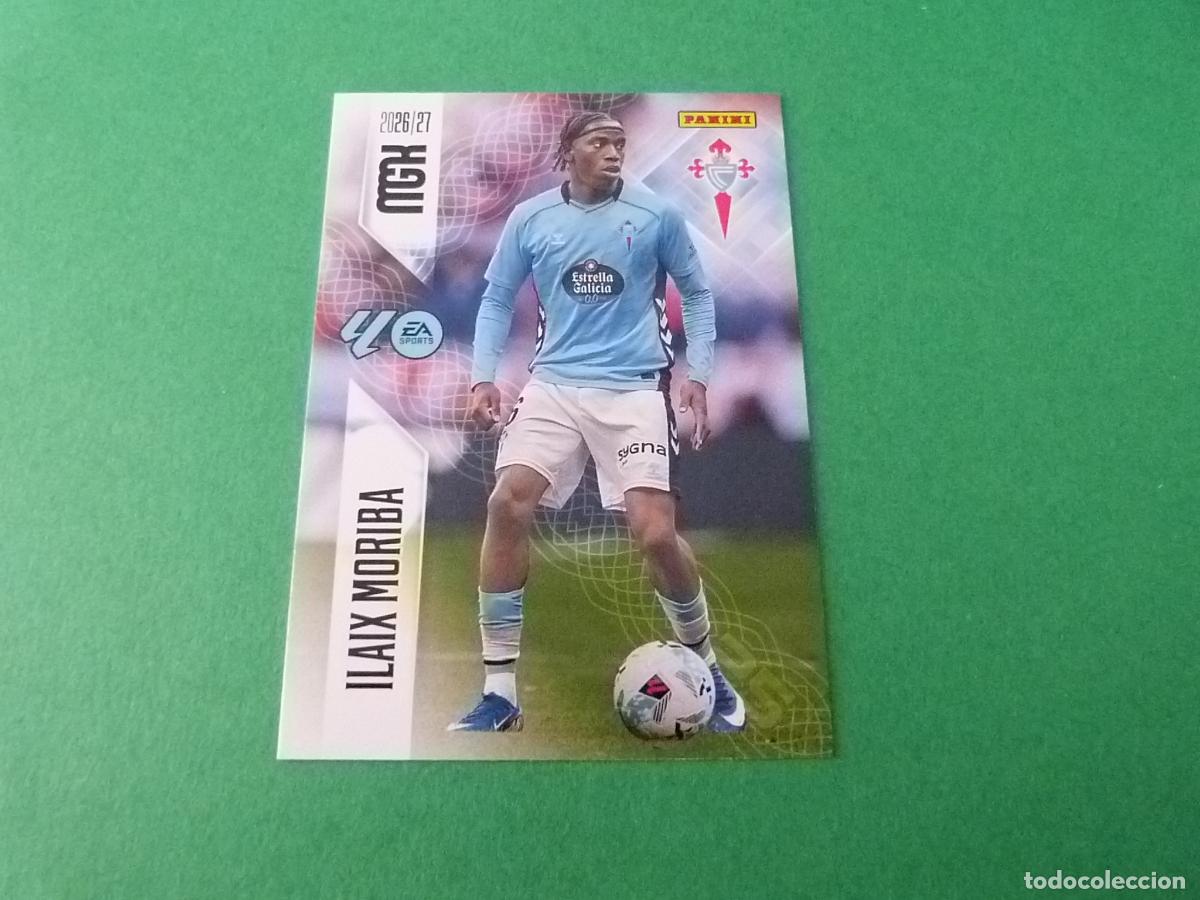 Cromos de f&uacute;tbol: TRADING CARD FUTBOL ILAIX MORIBA CELTA DE VIGO N&ordm; 118 LIGA MEGACRACKS 2026-2027/26-27 PANINI