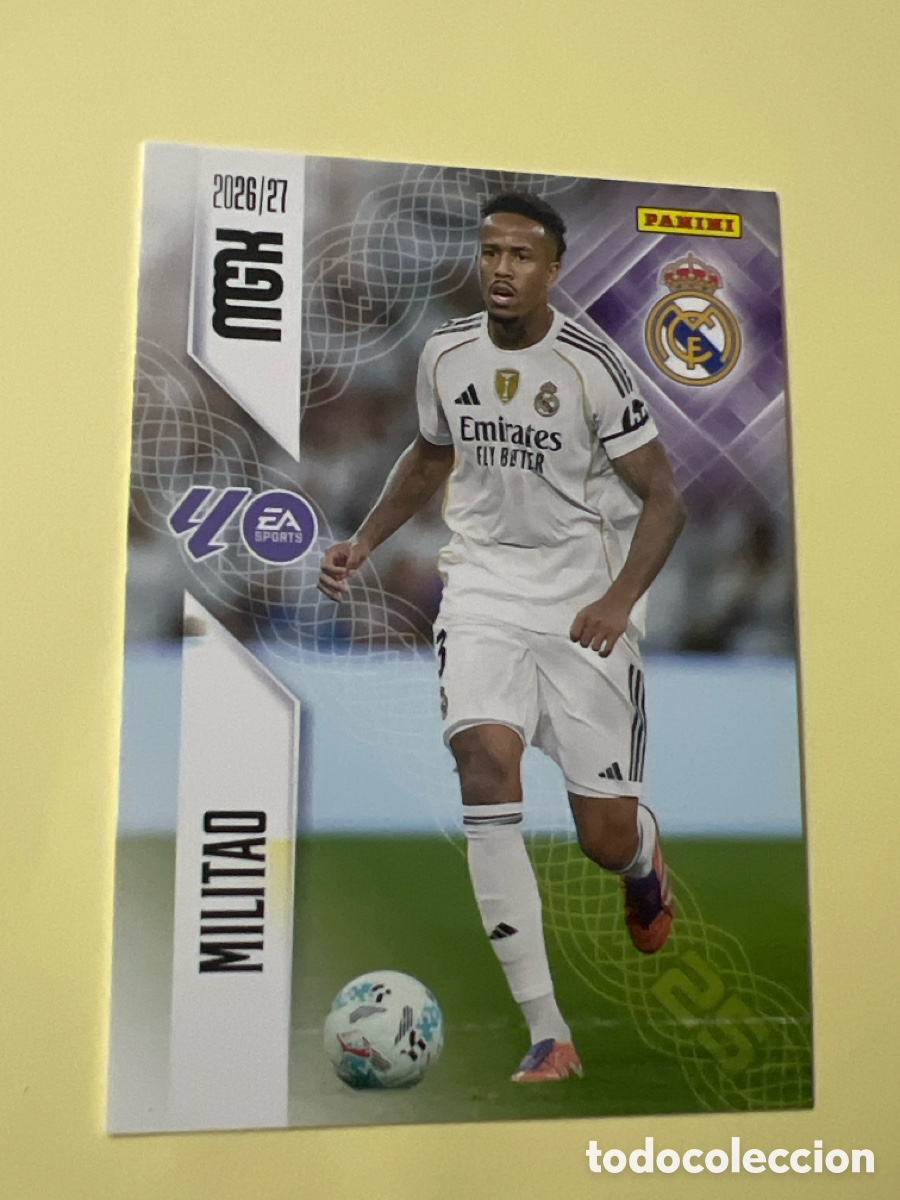 Cromos de f&uacute;tbol: C5552. 221 MILITAO REAL MADRID MEGACRACKS MGK 26 27 PANINI 2026 2027