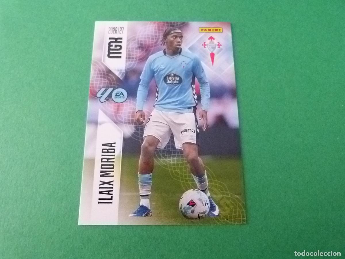 Cromos de f&uacute;tbol: TRADING CARD FUTBOL ILAIX MORIBA CELTA DE VIGO N&ordm; 118 LIGA MEGACRACKS 2026-2027/26-27 PANINI