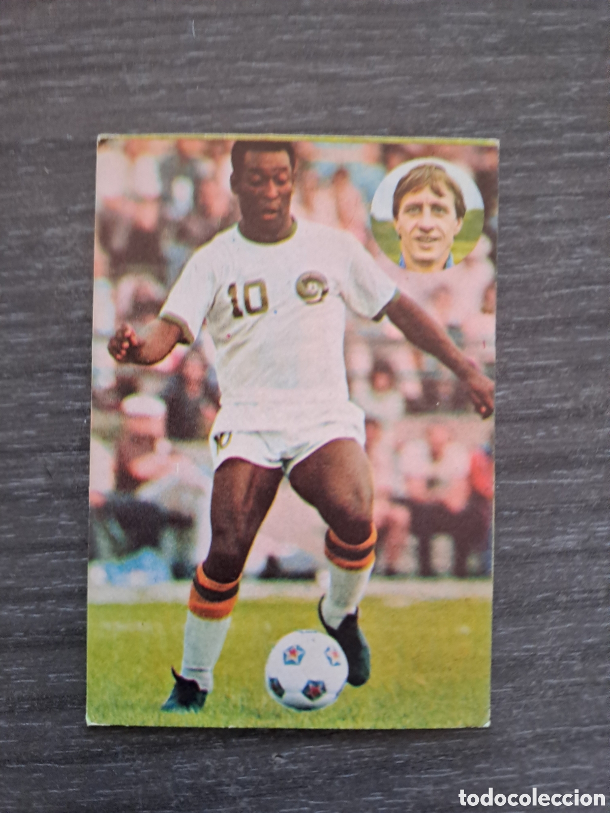 Fu&szlig;ball-Sticker: PEL&Eacute; &mdash; NEW YORK COSMOS &mdash; N&ordm; 167 &mdash; GEPRODESA 1984