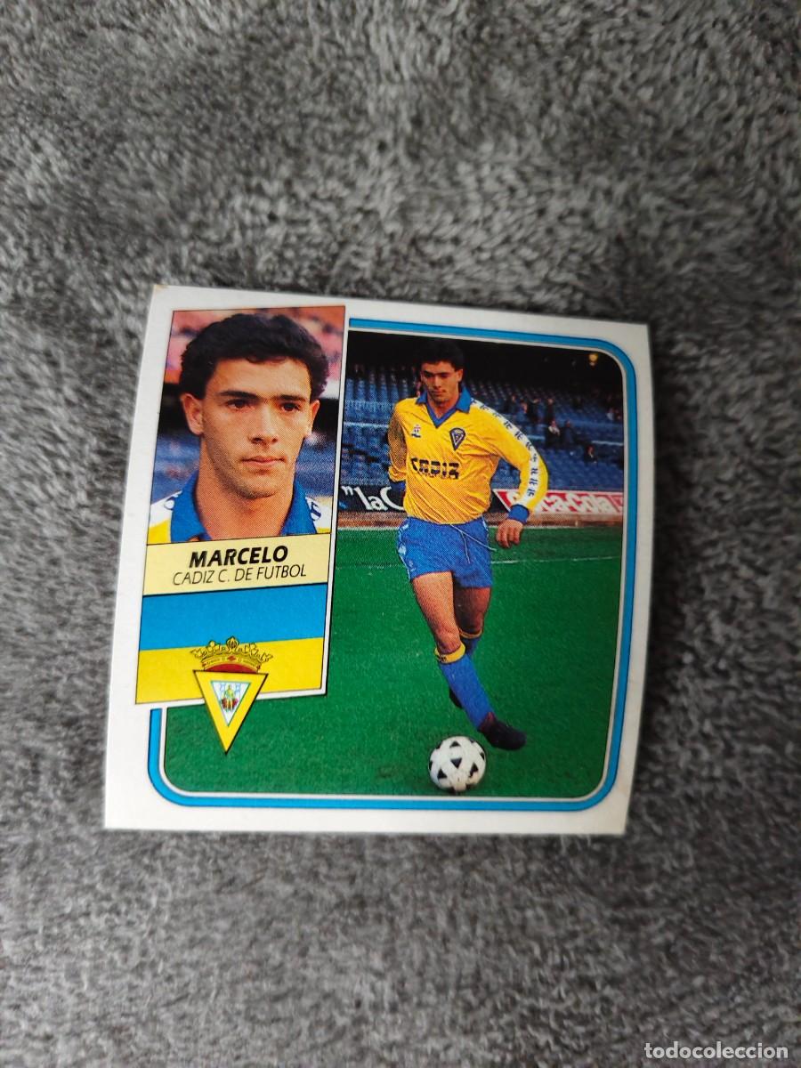 Fu&szlig;ball-Sticker: EDICIONES ESTE 89 90 MARCELO CADIZ C.F. 1989 1990 DESPEGADO RECUPERADO ALBUM AAQ