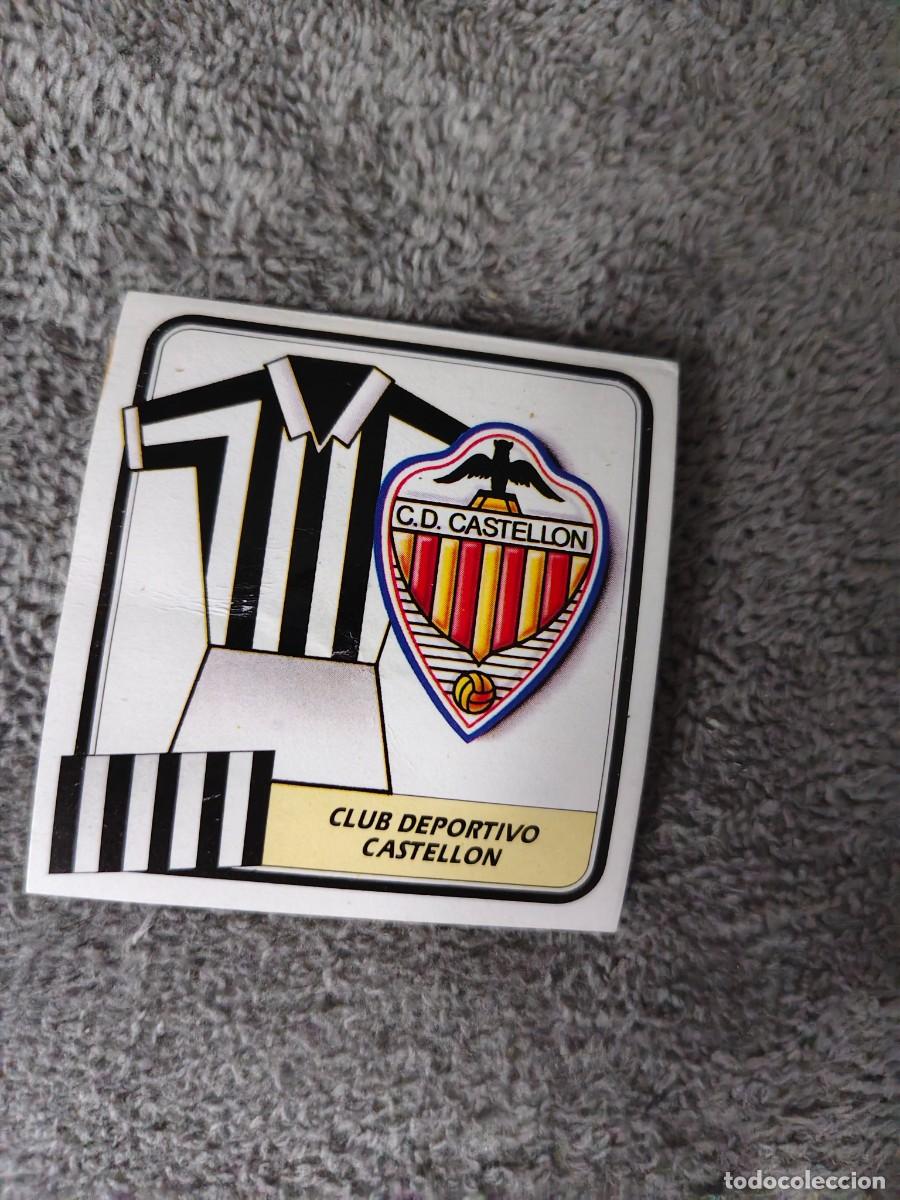 Fu&szlig;ball-Sticker: EDICIONES ESTE 89 90 ESCUDO C.D. CASTELLON 1989 1990 DESPEGADO RECUPERADO ALBUM AAQ