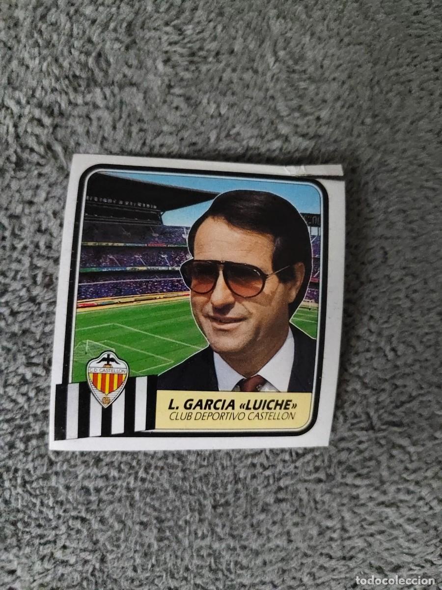 Fu&szlig;ball-Sticker: EDICIONES ESTE 89 90 LUICHE ENTRENADOR CASTELLON 1989 1990 DESPEGADO RECUPERADO ALBUM AAQ