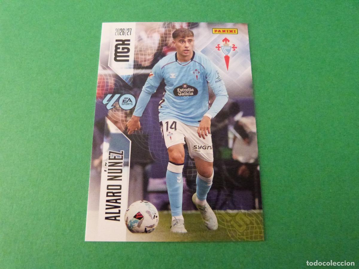 Fu&szlig;ball-Sticker: TRADING CARD FUTBOL ALVARO NU&Ntilde;EZ CELTA DE VIGO N&ordm; 113 LIGA MEGACRACKS 2026-2027/26-27 PANINI
