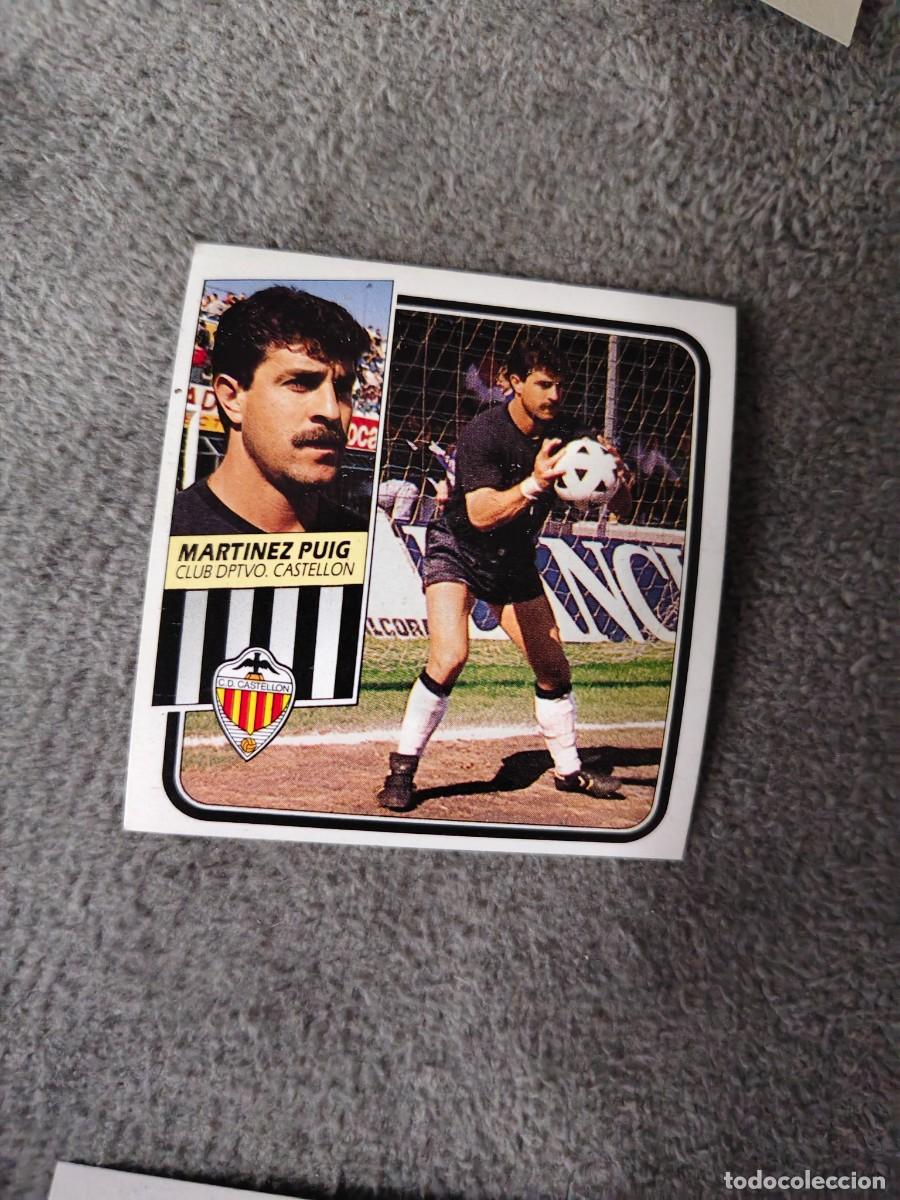 Fu&szlig;ball-Sticker: EDICIONES ESTE 89 90 MARTINEZ PUIG C.D. CASTELLON 1989 1990 DESPEGADO RECUPERADO ALBUM AAQ
