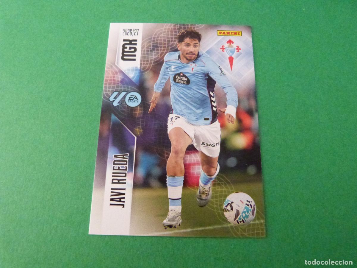 Fu&szlig;ball-Sticker: TRADING CARD FUTBOL JAVI RUEDA CELTA DE VIGO N&ordm; 112 LIGA MEGACRACKS 2026-2027/26-27 PANINI