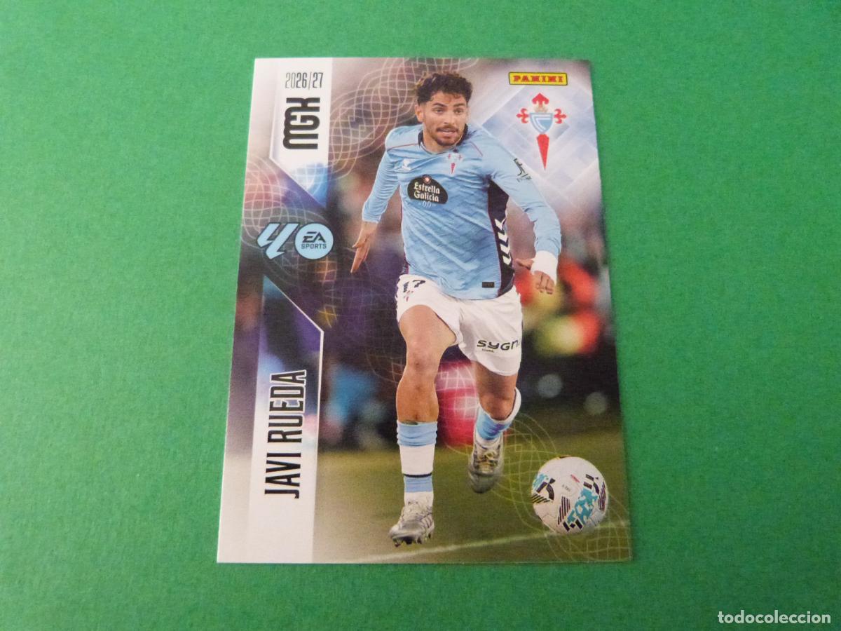 Fu&szlig;ball-Sticker: TRADING CARD FUTBOL JAVI RUEDA CELTA DE VIGO N&ordm; 112 LIGA MEGACRACKS 2026-2027/26-27 PANINI