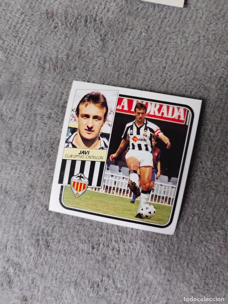 Football Stickers: EDICIONES ESTE 89 90 JAVI C.D. CASTELLON 1989 1990 DESPEGADO RECUPERADO ALBUM AAQ