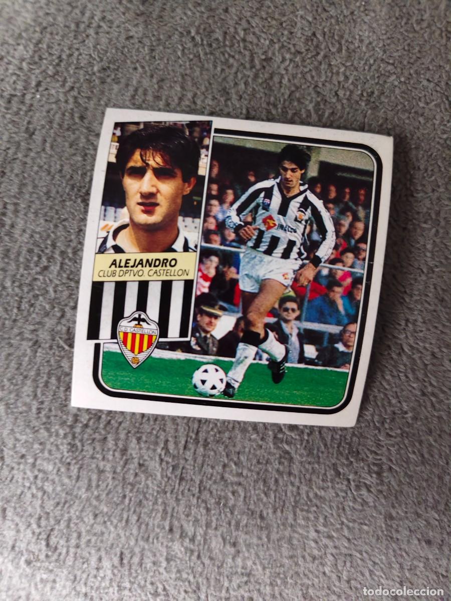Football Stickers: EDICIONES ESTE 89 90 ALEJANDRO C.D. CASTELLON 1989 1990 DESPEGADO RECUPERADO ALBUM AAQ