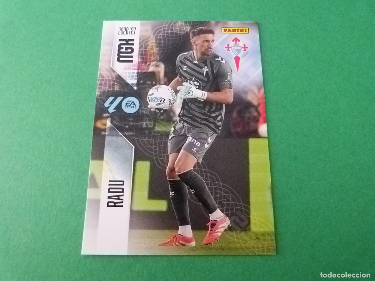 Fu&szlig;ball-Sticker: TRADING CARD FUTBOL RADU CELTA DE VIGO N&ordm; 110 LIGA MEGACRACKS 2026-2027/26-27 PANINI