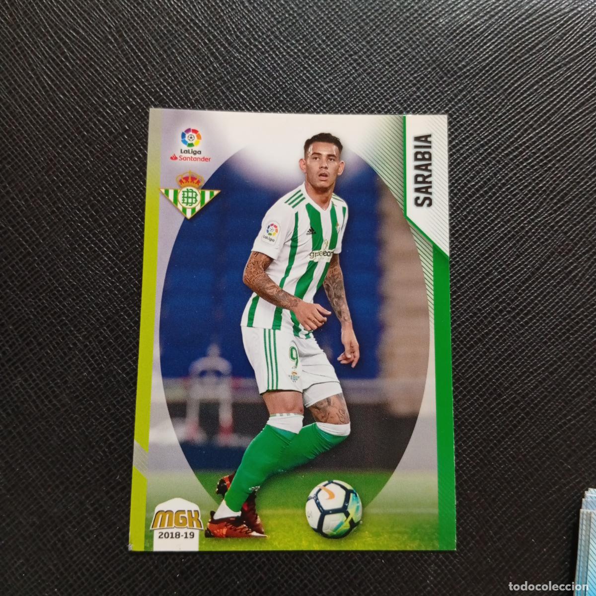 Cromos de Futebol: 129 SARBIA REAL BETIS PANINI MEGACRACKS 2018 2019 CROMO FUTBOL 18 19 - A21 PG496 ERROR