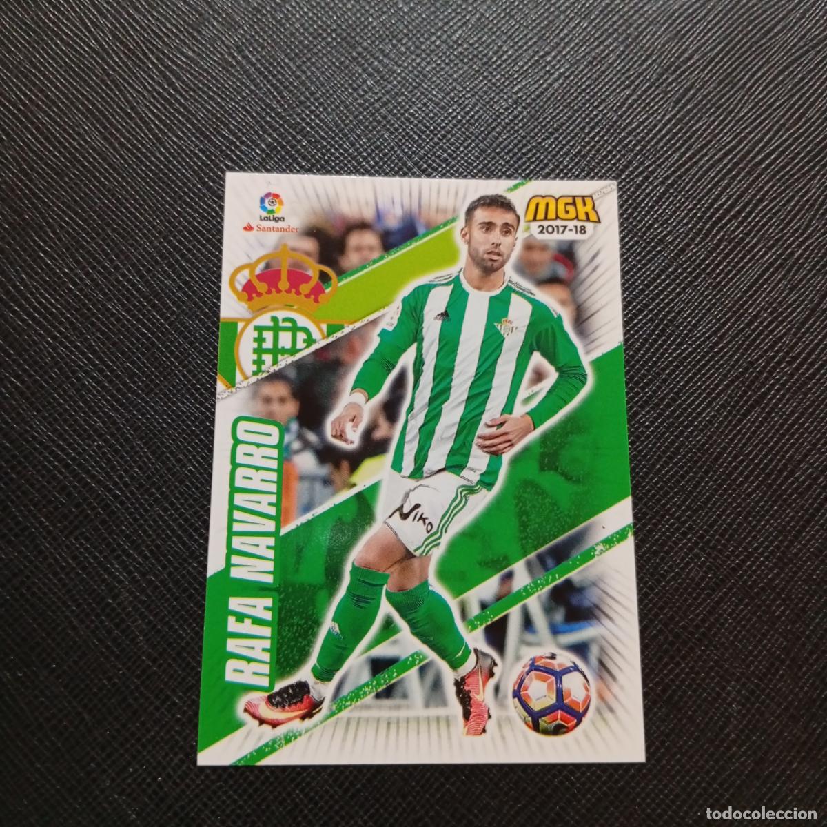 Cromos de f&uacute;tbol: 112 RAFA NAVARRO REAL BETIS PANINI MEGACRACKS 2017 2018 CROMO FUTBOL 17 18 - A210 PG37