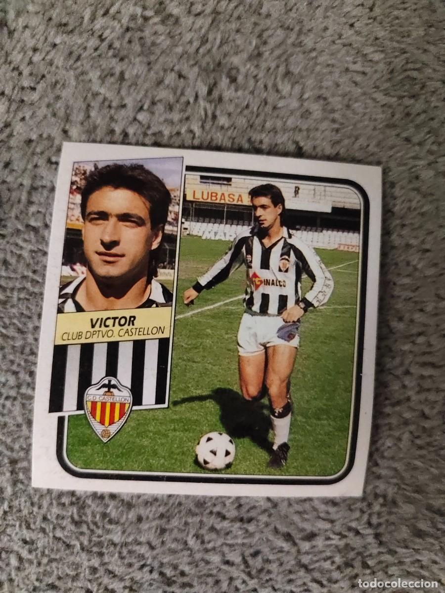 Cromos de f&uacute;tbol: EDICIONES ESTE 89 90 VICTOR C.D. CASTELLON 1989 1990 DESPEGADO RECUPERADO ALBUM AAQ