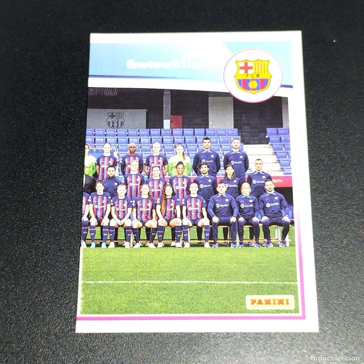 Cromos de f&uacute;tbol: N&ordm; 16 EQUIPO PLANTILLA FC BARCELONA CROMOS FINETWORK LIGA F FEMENINA PANINI 2022 2023 22 23