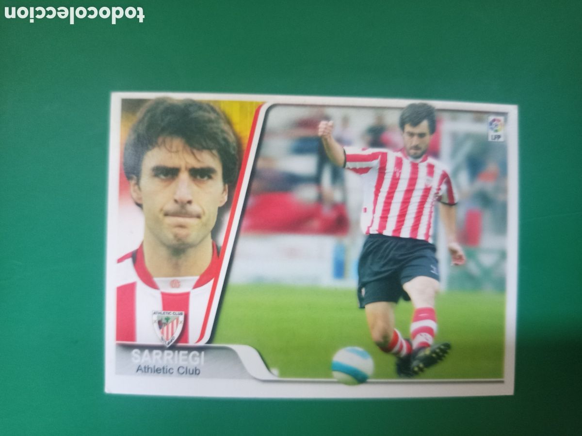 Cromos de f&uacute;tbol: ❇️ CROMO ⚽ CARD SARRIEGI ATHLETIC DE BILBAO 2007 2008 07 08 EDICIONES ESTADIO ❇️