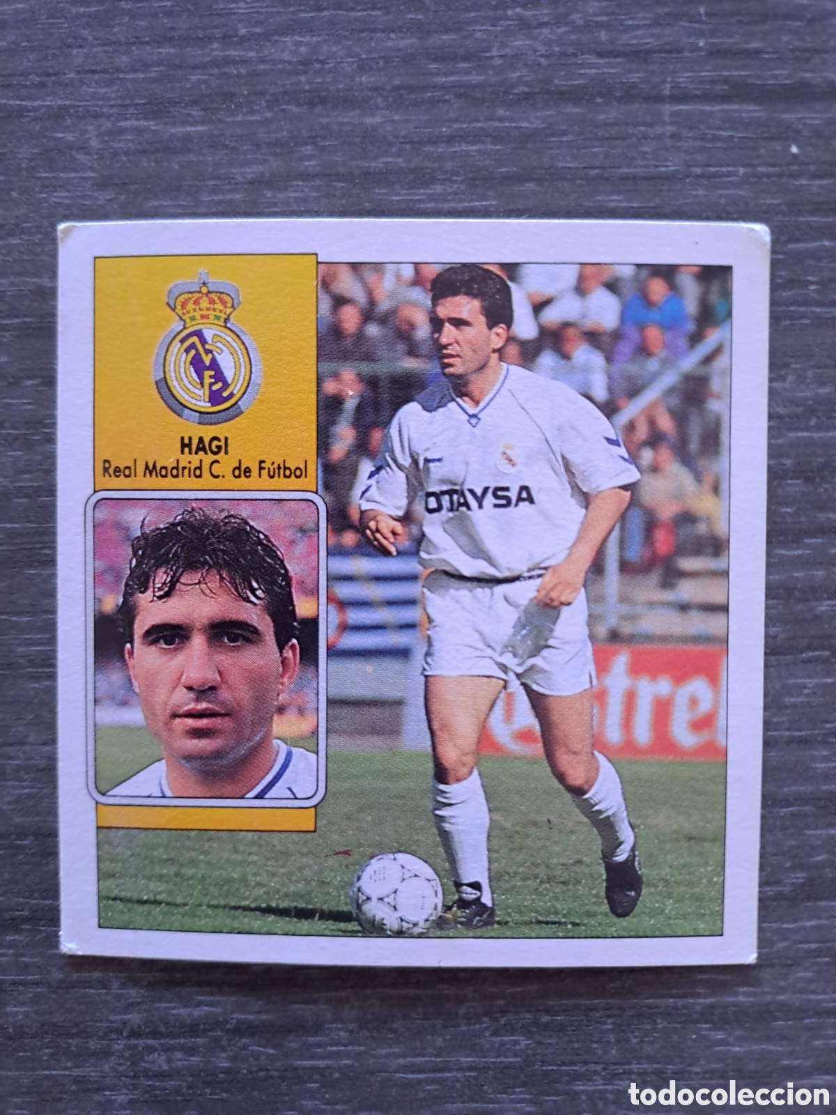 Cromos de f&uacute;tbol: HAGI &mdash; REAL MADRID &mdash; LIGA 92-93 &mdash; EDICIONES ESTE