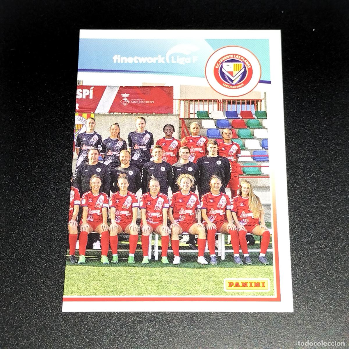 Cromos de Futebol: N&ordm; 25 EQUIPO PLANTILLA LEVANTE LAS PLANAS CROMOS FINETWORK LIGA F FEMENINA PANINI 2022 2023 22 23