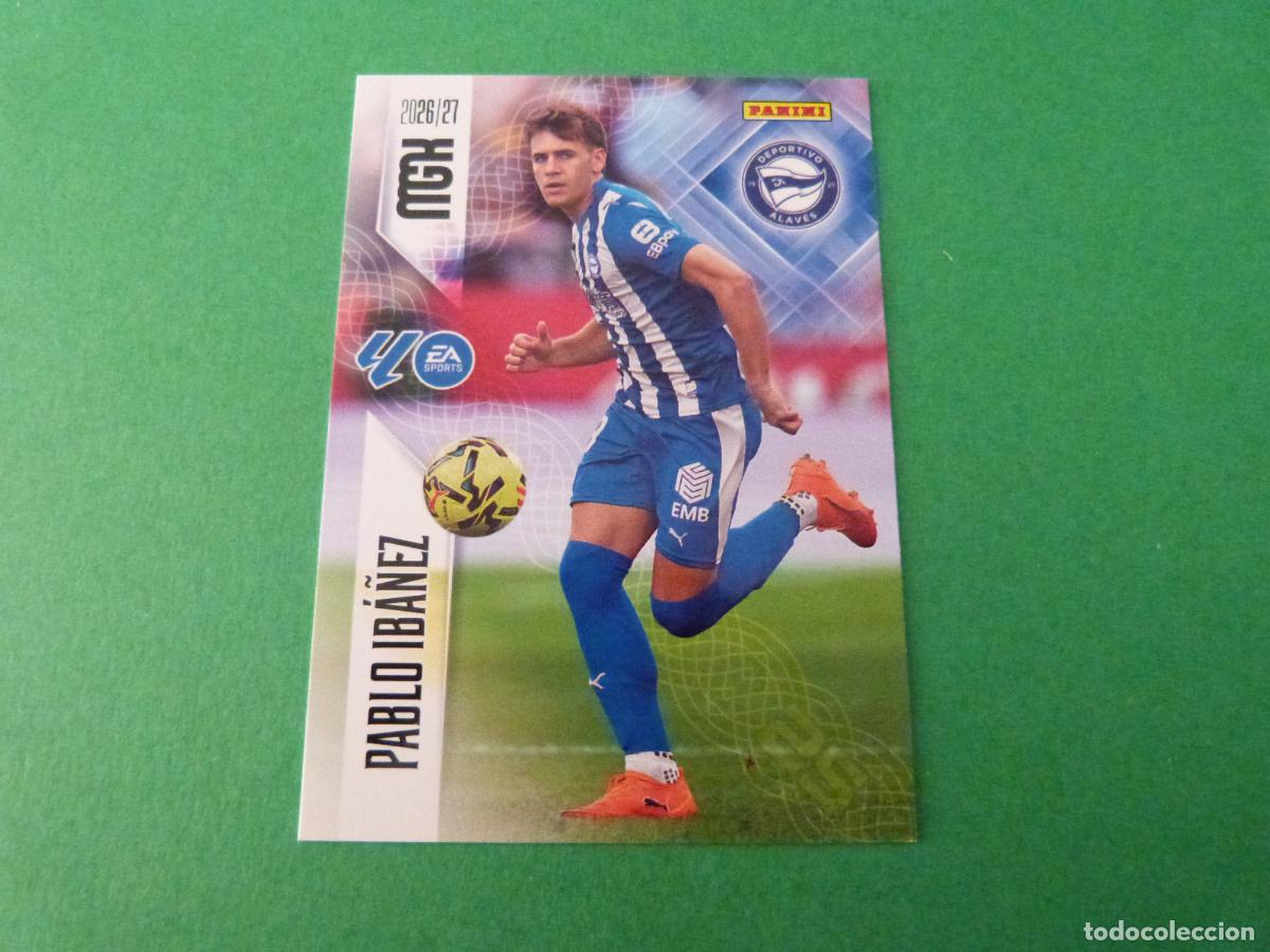 Cromos de Futebol: TRADING CARD FUTBOL PABLO IBA&Ntilde;EZ DEPORTIVO ALAVES N&ordm; 31 LIGA MEGACRACKS 2026-2027/26-27 PANINI