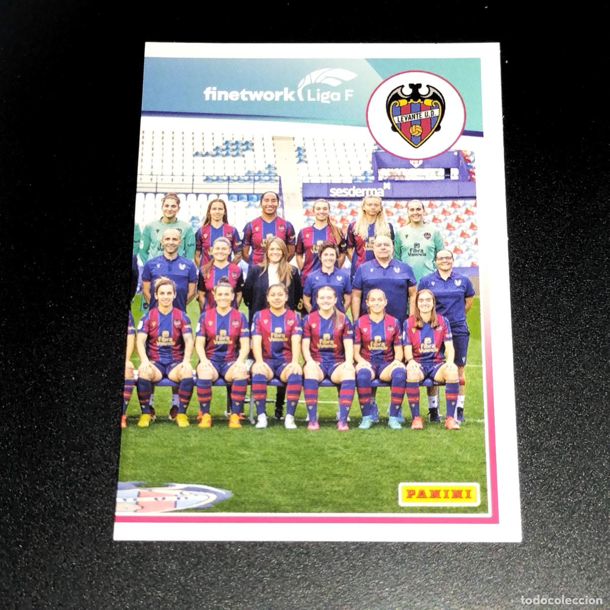 Cromos de Futebol: N&ordm; 28 EQUIPO PLANTILLA LEVANTE UD CROMOS FINETWORK LIGA F FEMENINA PANINI 2022 2023 22 23
