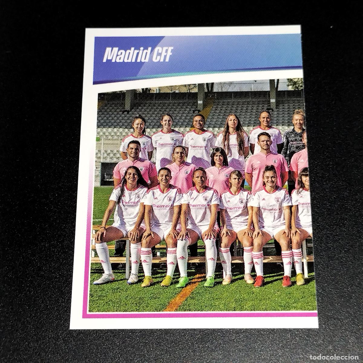 Cromos de f&uacute;tbol: N&ordm; 30 EQUIPO PLANTILLA CFF MADRID CROMOS FINETWORK LIGA F FEMENINA PANINI 2022 2023 22 23